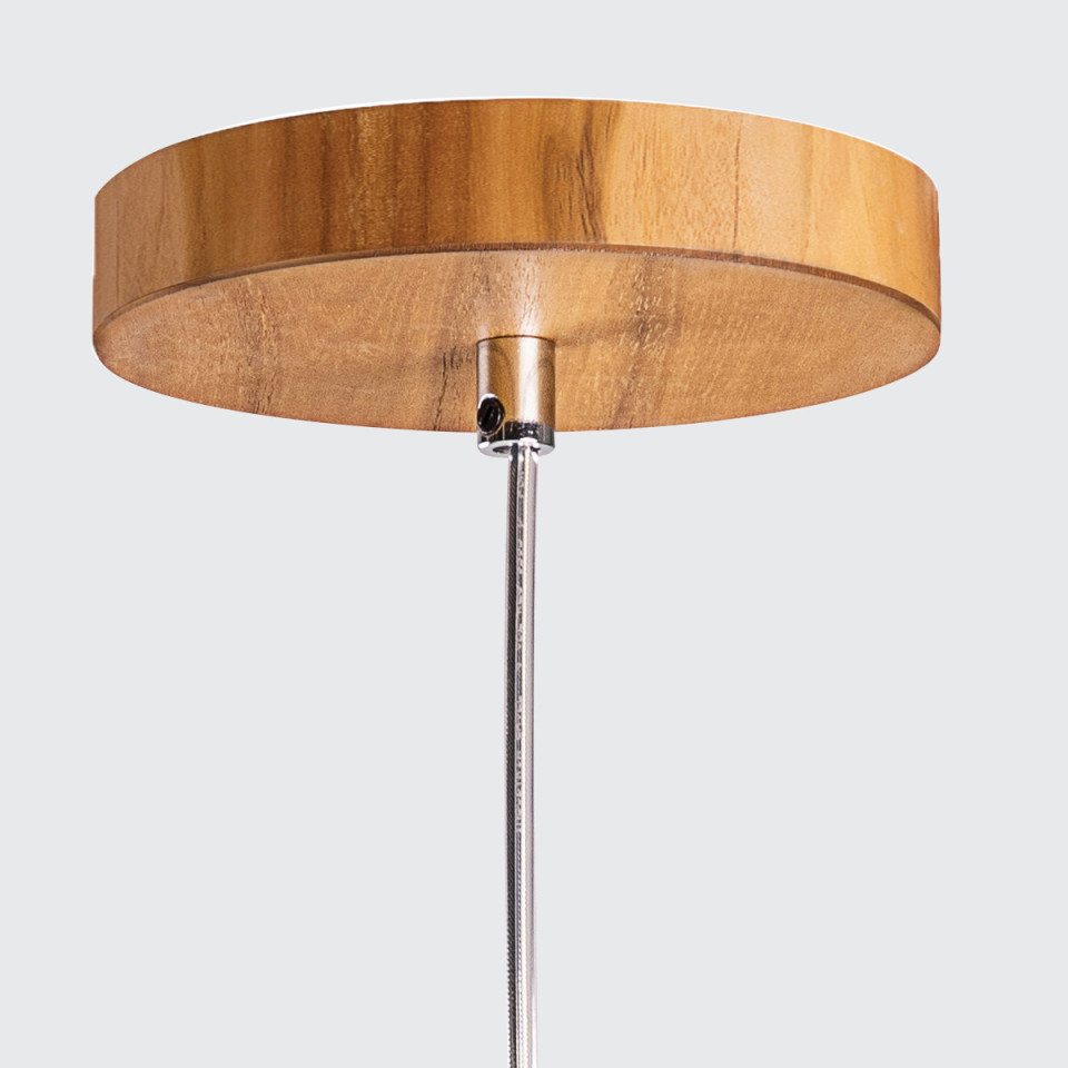 Angular taklampa i teakfanér 20 cm Accord Lighting Angular taklampa i teakfanér 20 cm
