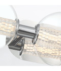 Atomo 3-lt vägglampa polerad krom 63,1 cm. Eurofase Atomo 3-lt vägglampa polerad krom 63,1 cm.