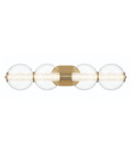 Atomo 4-lt vägglampa guld 75,6 cm Eurofase Atomo 4-lt vägglampa guld 75,6 cm