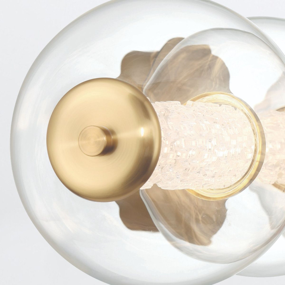 Atomo 4-lt vägglampa guld 75,6 cm Eurofase Atomo 4-lt vägglampa guld 75,6 cm