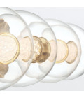 Atomo 4-lt vägglampa guld 75,6 cm Eurofase Atomo 4-lt vägglampa guld 75,6 cm