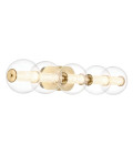 Atomo 5-lt vägglampa guld 96,5 cm Eurofase Atomo 5-lt vägglampa guld 96,5 cm