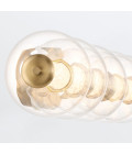 Atomo 5-lt vägglampa guld 96,5 cm Eurofase Atomo 5-lt vägglampa guld 96,5 cm