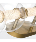 Atomo 5-lt vägglampa guld 96,5 cm Eurofase Atomo 5-lt vägglampa guld 96,5 cm