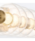Atomo 5-lt vägglampa guld 96,5 cm Eurofase Atomo 5-lt vägglampa guld 96,5 cm