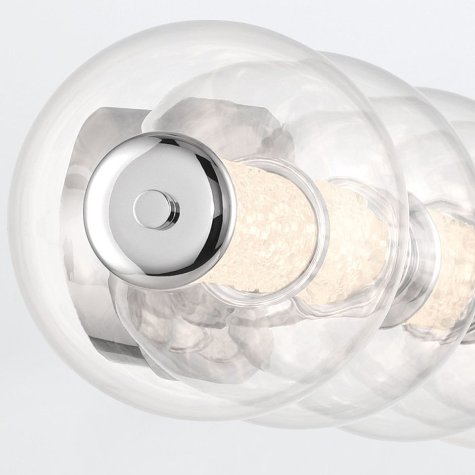 Atomo 5-lt vägglampa polerad krom 96,5 cm Eurofase Atomo 5-lt vägglampa polerad krom 96,5 cm