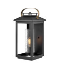 Atwater 1-Lt Large Outdoor Wall Lantern Black 51.8cm Quintesse Lighting Atwater 1-Lt Large Outdoor Wall Lantern Black 51.8cm