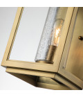 Atwater 1-Lt Large Outdoor Wall Lantern Distressed Brass 51.8cm Quintesse Lighting Atwater 1-Lt Large Outdoor Wall Lantern Distressed Brass 51.8cm