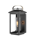 Atwater 1-Lt Medium Outdoor Wall Lantern Black 44.5cm Quintesse Lighting Atwater 1-Lt Medium Outdoor Wall Lantern Black 44.5cm