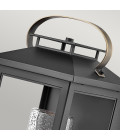 Atwater 1-Lt Medium Outdoor Wall Lantern Black 44.5cm Quintesse Lighting Atwater 1-Lt Medium Outdoor Wall Lantern Black 44.5cm