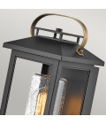 Atwater 1-Lt Small Outdoor Wall Lantern Black 35.5cm Quintesse Lighting Atwater 1-Lt Small Outdoor Wall Lantern Black 35.5cm