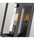Atwater 1-Lt Small Outdoor Wall Lantern Black 35.5cm Quintesse Lighting Atwater 1-Lt Small Outdoor Wall Lantern Black 35.5cm