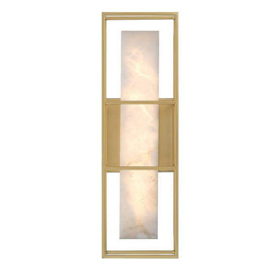 Blakley 1-arm medium vägglampa matt guld 40,6 cm