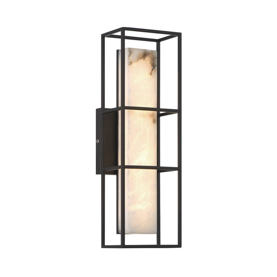 Blakley 1-arm medium vägglampa matt svart 40,6 cm Eurofase Blakley 1-arm medium vägglampa matt svart 40,6 cm
