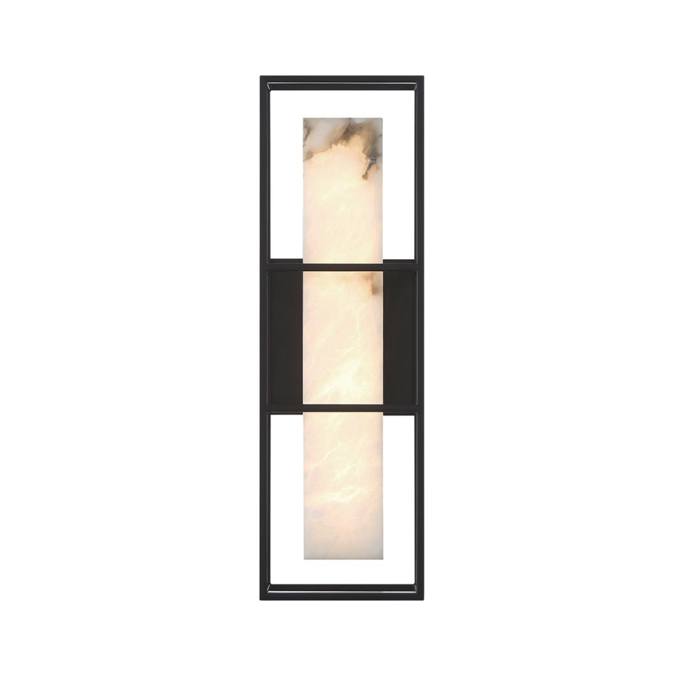 Blakley 1-arm medium vägglampa matt svart 40,6 cm Eurofase Blakley 1-arm medium vägglampa matt svart 40,6 cm