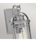 Booker 1-Lt Small Outdoor Wall Lantern Silver 28.9cm Quintesse Lighting Booker 1-Lt Small Outdoor Wall Lantern Silver 28.9cm