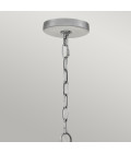 Booker 1-Lt Outdoor Ceiling Lantern Silver 16.2cm Quintesse Lighting Booker 1-Lt Outdoor Ceiling Lantern Silver 16.2cm