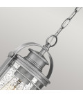 Booker 1-Lt Outdoor Ceiling Lantern Silver 16.2cm Quintesse Lighting Booker 1-Lt Outdoor Ceiling Lantern Silver 16.2cm