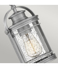 Booker 1-Lt Outdoor Ceiling Lantern Silver 16.2cm Quintesse Lighting Booker 1-Lt Outdoor Ceiling Lantern Silver 16.2cm