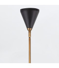 Brickell 5-lt chandelier matte black 114.3 cm