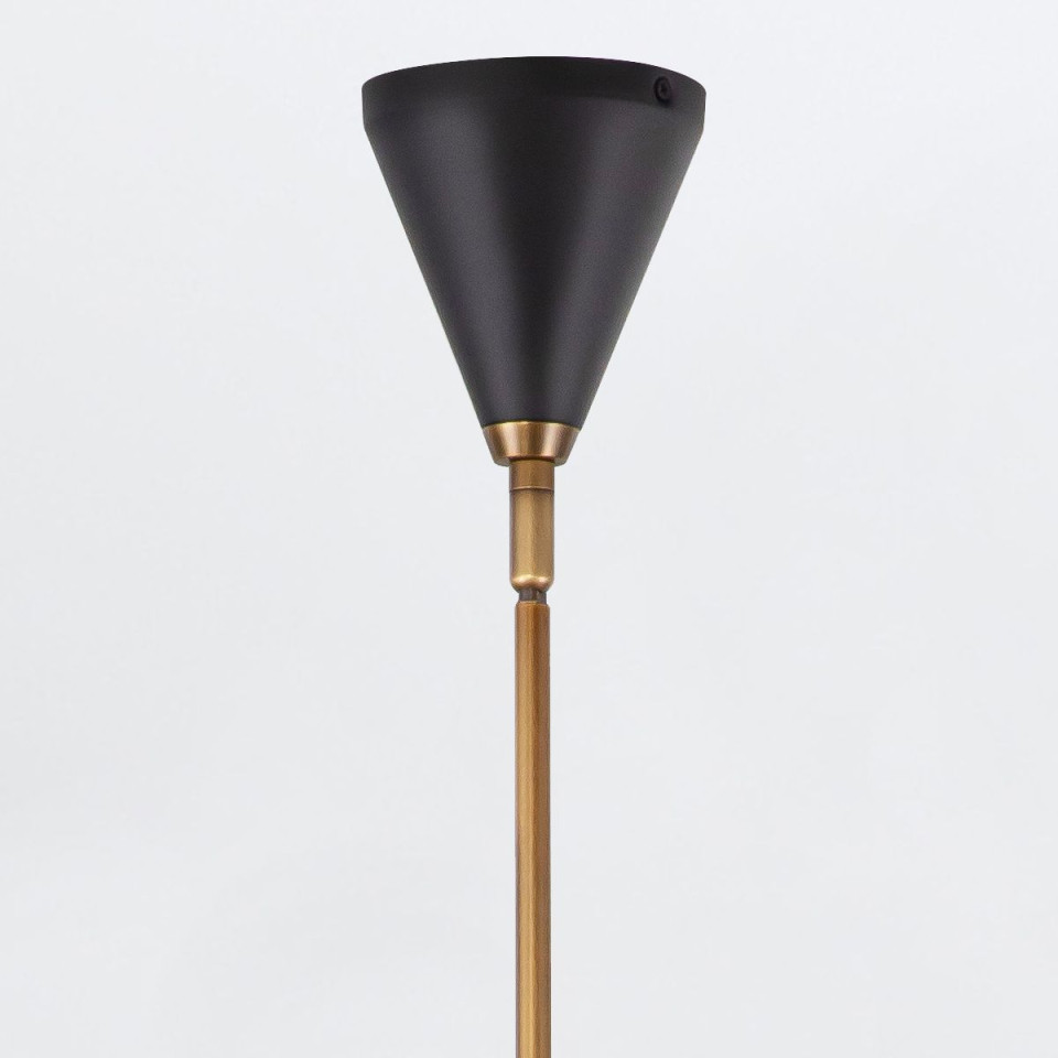 Brickell 5-lt chandelier matte black 114.3 cm