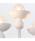 Cadence 6-ljus vägglampa antikvit 35.6 cm