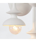 Cadence 6-ljus vägglampa antikvit 35.6 cm