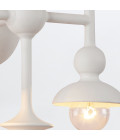 Cadence 6-ljus vägglampa antikvit 35.6 cm