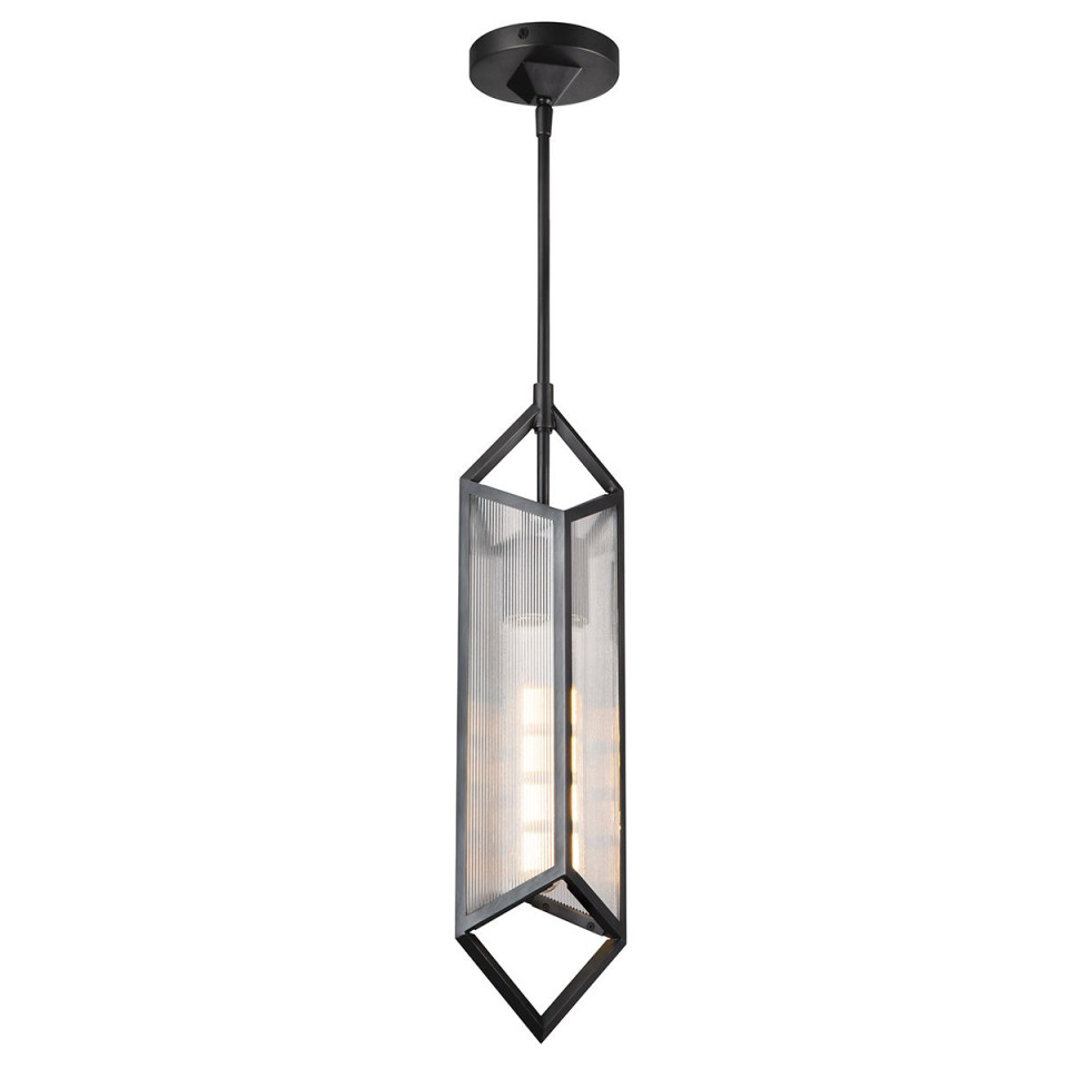 Cairo 1-lt ceiling light urban bronze/clear 13.1 cm Alora Cairo 1-lt ceiling light urban bronze/clear 13.1 cm