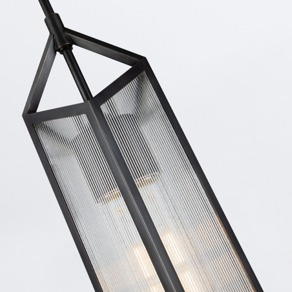 Cairo 1-lt ceiling light urban bronze/clear 13.1 cm Alora Cairo 1-lt ceiling light urban bronze/clear 13.1 cm
