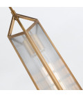 Cairo 1-lt ceiling light vintage brass/clear 13.1 cm