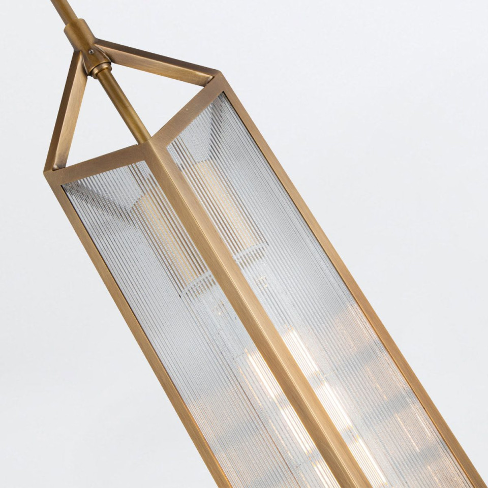 Cairo 1-lt ceiling light vintage brass/clear 13.1 cm