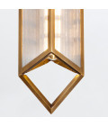 Cairo 1-lt ceiling light vintage brass/clear 13.1 cm