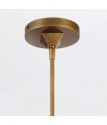 Cairo 1-lt ceiling light vintage brass/clear 13.1 cm