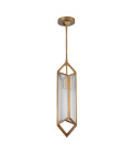 Cairo 1-lt ceiling light vintage brass/clear 13.1 cm