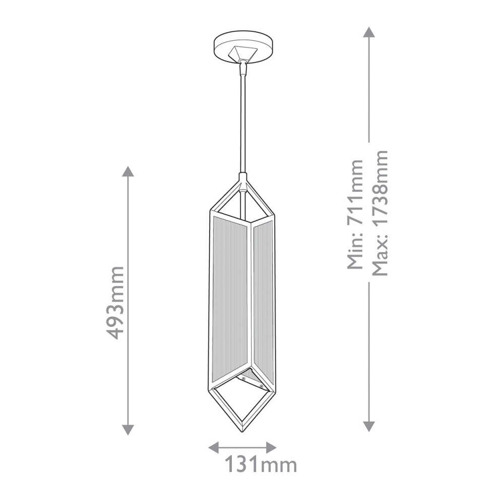 Cairo 1-lt ceiling light vintage brass/clear 13.1 cm