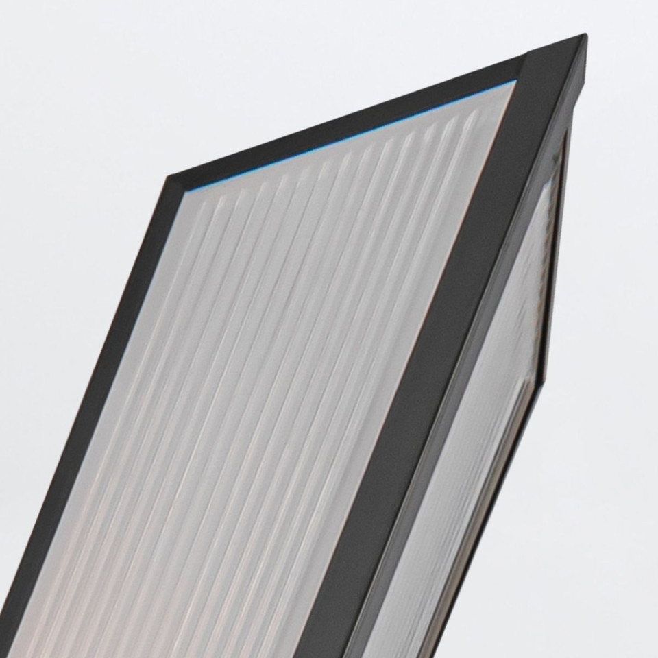 Cairo 1-lt wall light urban bronze/clear 38.5 cm