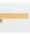Cameno linear ceiling light matte gold 114.5 cm