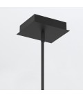 Cameno linear ceiling light matte black 114.5 cm