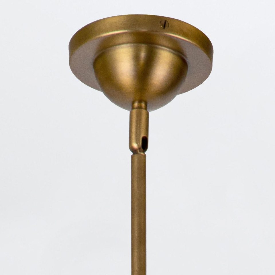 Doral 2-ljus taklampa mattsvart/ mässing 41,7 cm