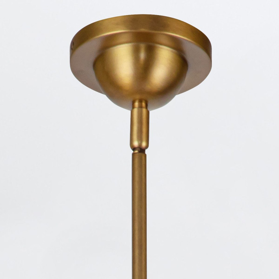 Doral 2-lt ceiling light matte white/vintage brass 41.7 cm