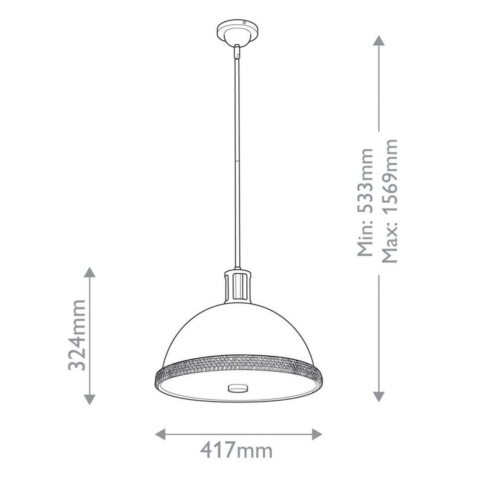 Doral 2-lt ceiling light matte white/vintage brass 41.7 cm