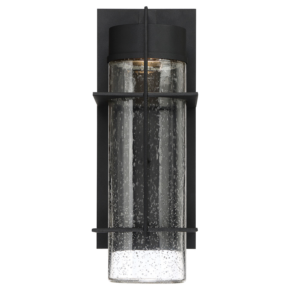 Eames Large LED Outdoor Wall Lamp Earth Black 41cm Quintesse Lighting Eames Large LED Outdoor Wall Lamp Earth Black 41cm