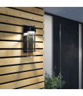 Eames Large LED Outdoor Wall Lamp Earth Black 41cm Quintesse Lighting Eames Large LED Outdoor Wall Lamp Earth Black 41cm