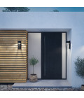 Eames Large LED Outdoor Wall Lamp Earth Black 41cm Quintesse Lighting Eames Large LED Outdoor Wall Lamp Earth Black 41cm