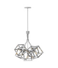 Ensemble 5-lt taklampa polerad nickel 77.8cm