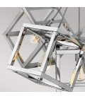 Ensemble 5-lt taklampa polerad nickel 77.8cm