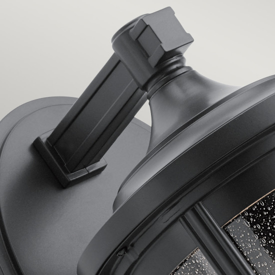 Fairfield 1-lt stor utomhus vägglampa svart 37,1cm