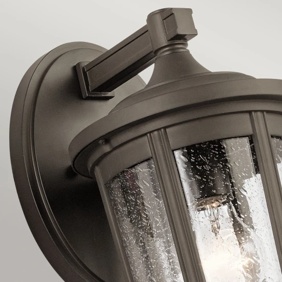 Fairfield 1-Lt Large Outdoor Wall Lamp Olde Bronze 37.1cm