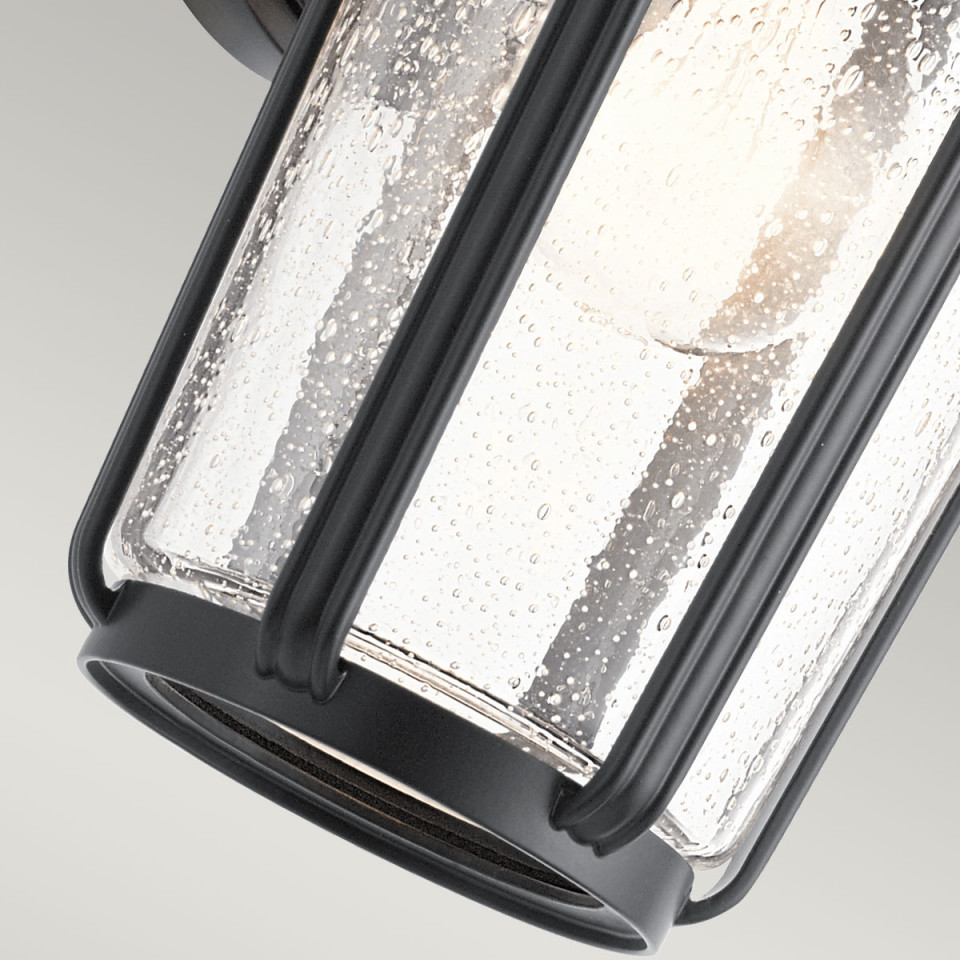 Fairfield 1-Lt Medium Outdoor Wall Lamp Black 27.9cm Quintesse Lighting Fairfield 1-Lt Medium Outdoor Wall Lamp Black 27.9cm